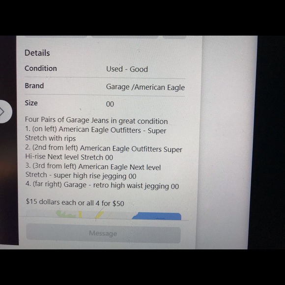 American Eagle/Garage Jeans - Picture 11 of 11